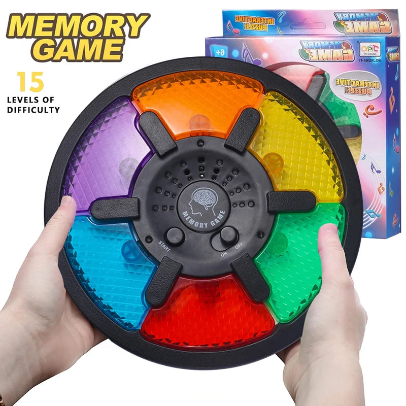 Electronic Memory Game Machine for Kids & Teens - Light & Sound Puzzle
