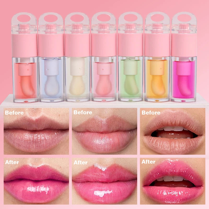 Hydrating Lip Oil with Custom Logo - Vegan, Long Lasting Moisturizer, Easy Application