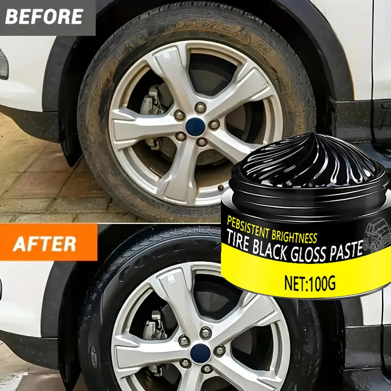 Car Plastic Repair Wax 100g Multi-Purpose Tire & Interior Scratch Fix