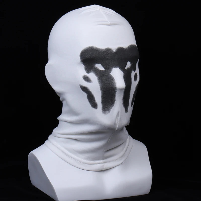 Unisex Rorschach Inkblot Mask for Halloween Cosplay and Party