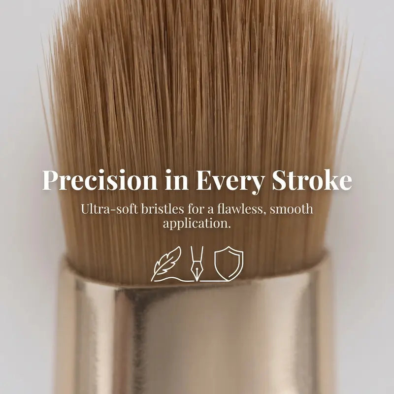 Dual-Ended Lip Makeup Brush with Cap - Precise Lipliner & Blending Tool