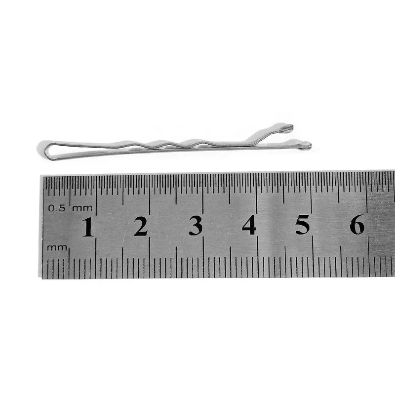 50pcs Women Girls Solid Hair Clips Bobby Pins Hair Accessories - 5cm