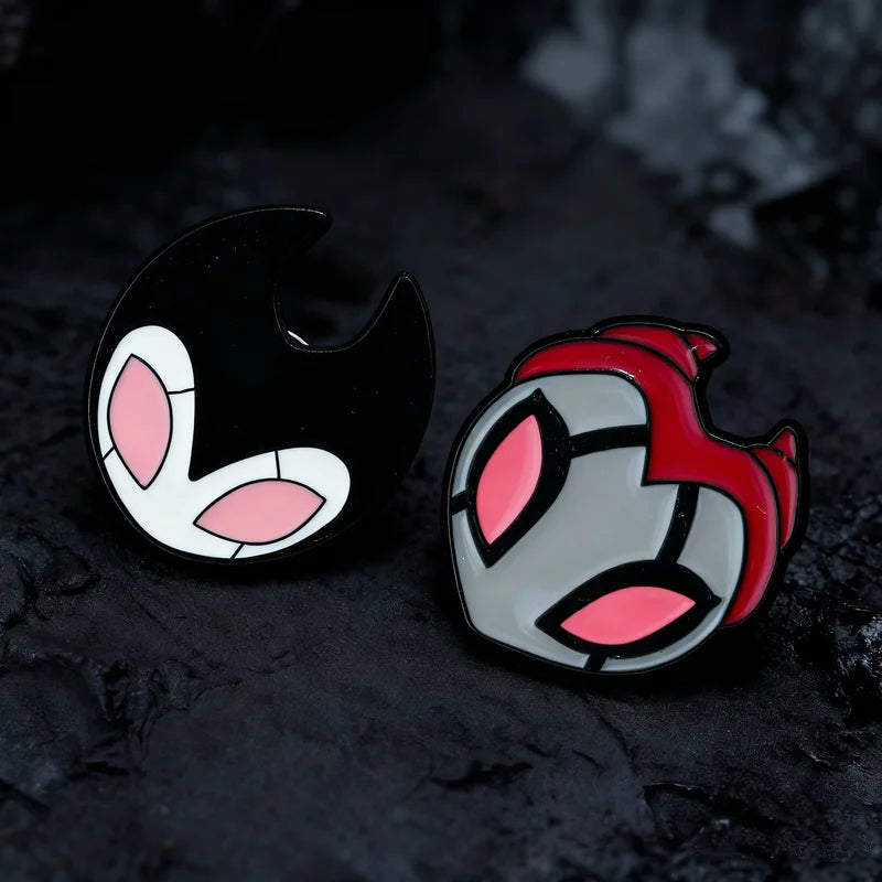 Hollow Knight Brooch Metal Enamel Badge Anime Cosplay Accessories for Fans