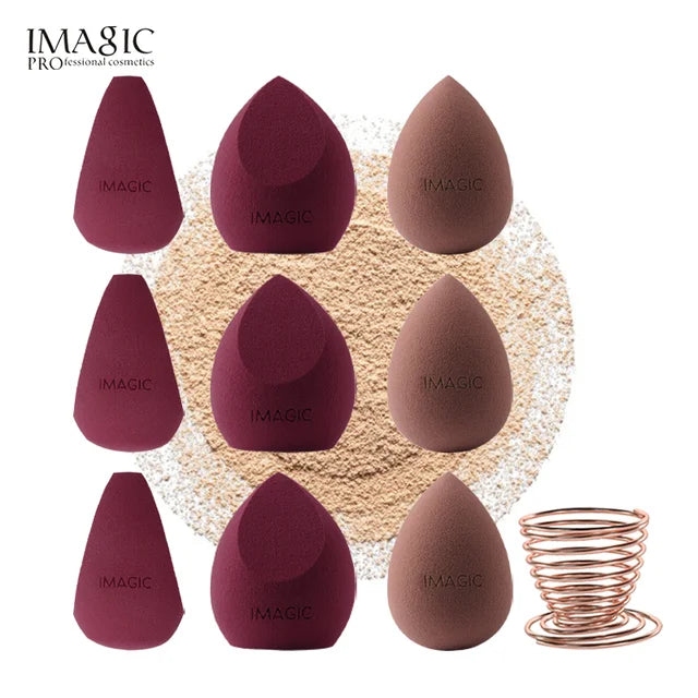 10Pcs Makeup Blender Sponge Set - Wet & Dry Foundation & Powder Blenders