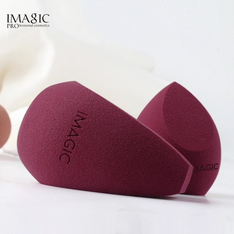 Professional Makeup Sponge Set - 10 Non-Latex Soft Blending Puff Kit with Stand