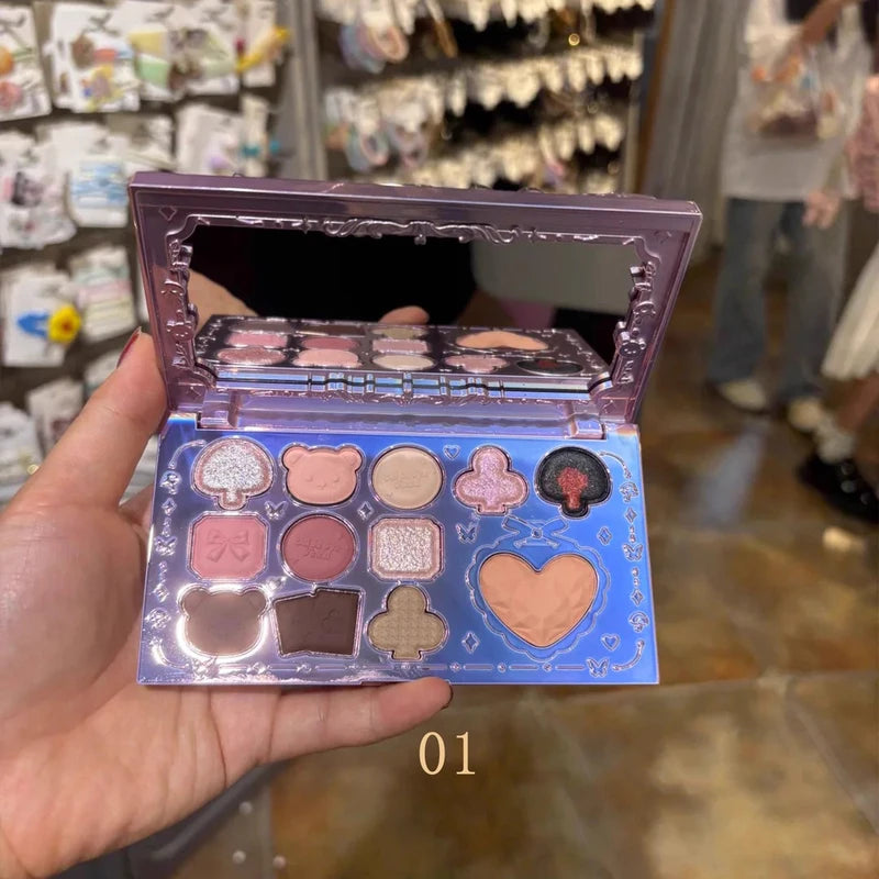 Neutral Eyeshadow Palette with 12 High-Pigment, Long-Wear Shades