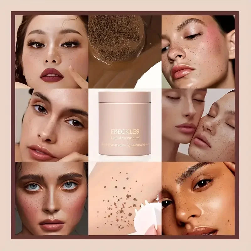 Freckle Pen Makeup Kit with Air Cushion Spotter - Waterproof Face & Body Tattoo Pen