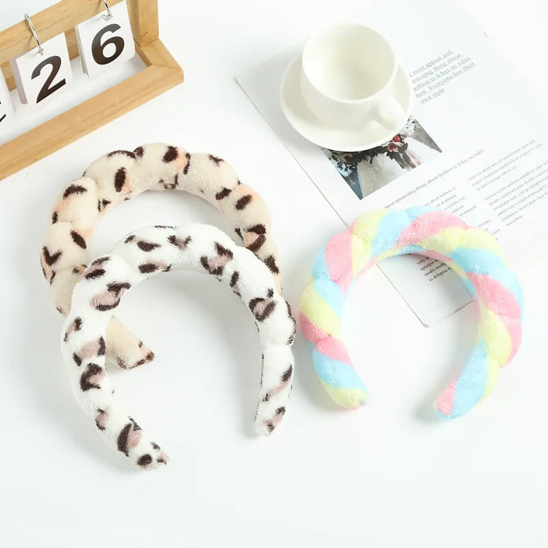 Spa Headband for Washing Face, Makeup & Hair - Hair Accessory Set for Women