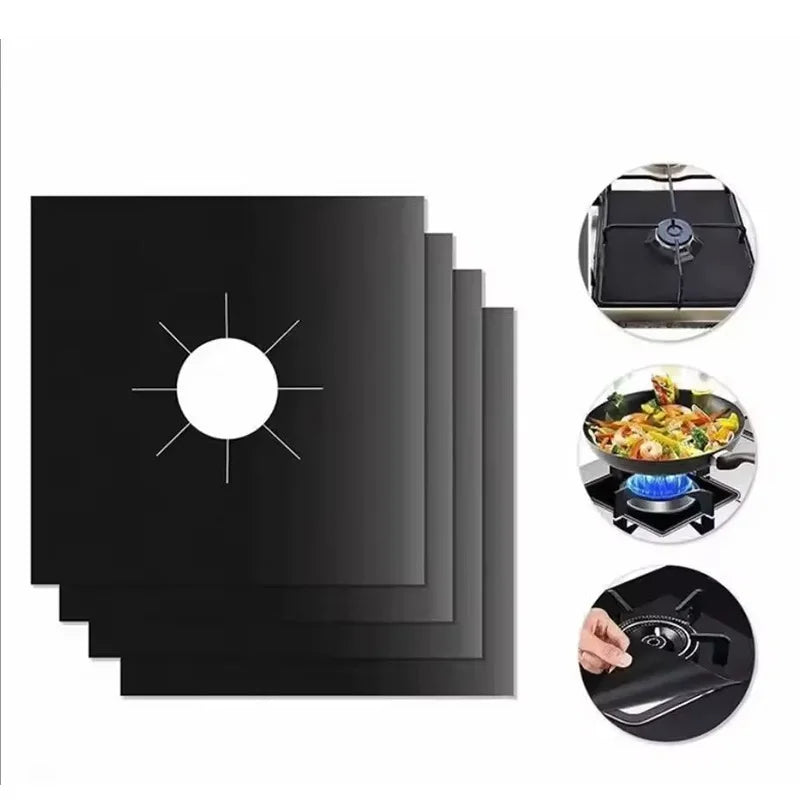 Gas Stove Protector Reusable Cooker Lid Liners - Kitchen Cookware Accessories