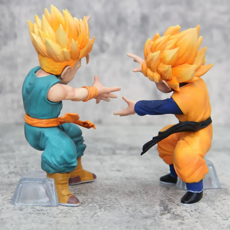 15cm Dragon Ball Action Figure Son Gohan Trunks PVC Collectible Statue Anime Toy