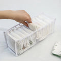 Foldable Underwear Drawer Organizer Box with 11 Compartments for Closet Storage