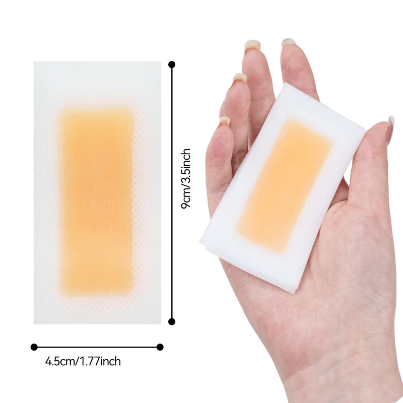 Honey Scented Double Sided Hair Removal Wax Strips Set for Face & Upper Lip