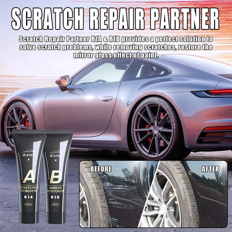 Car Scratch Remover Paste Paint Care Kit Auto Scratch Repair Polishing Set