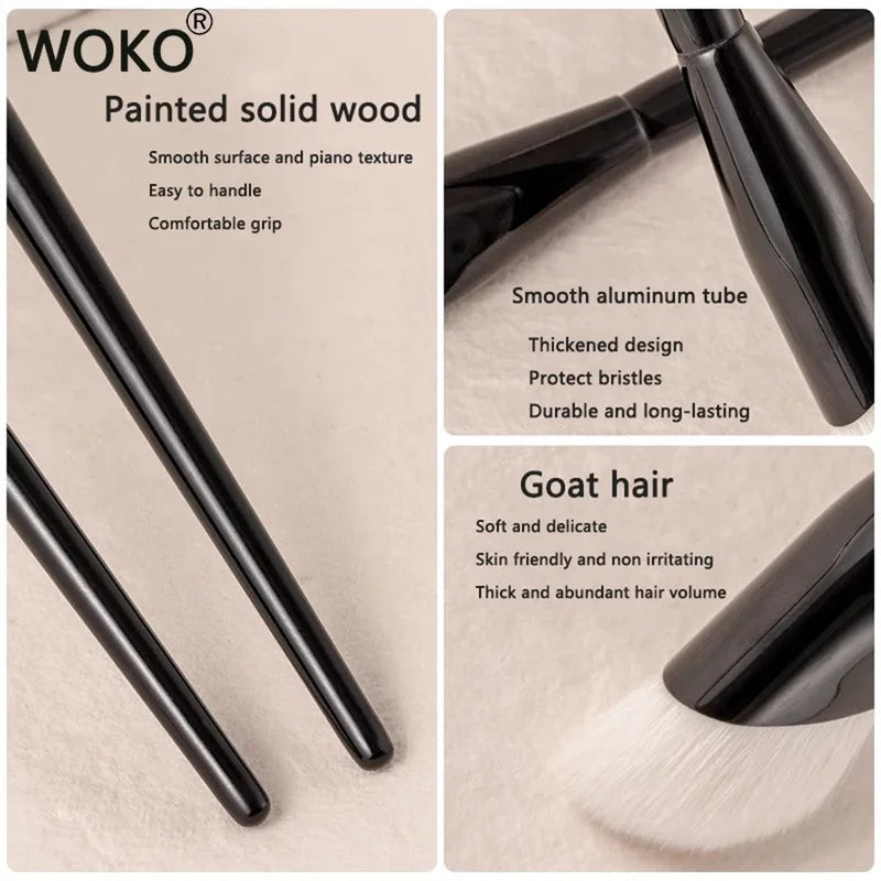 Concealer Makeup Brush Goat Hair Diamond-Shaped Eye Covering Tool