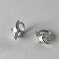Star Geometric Hoop Earrings for Women and Couples Minimalist Fashion Jewelry