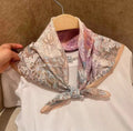 Luxury Silk Square Scarf for Women - 70x70cm Fashionable Headscarf & Bandana