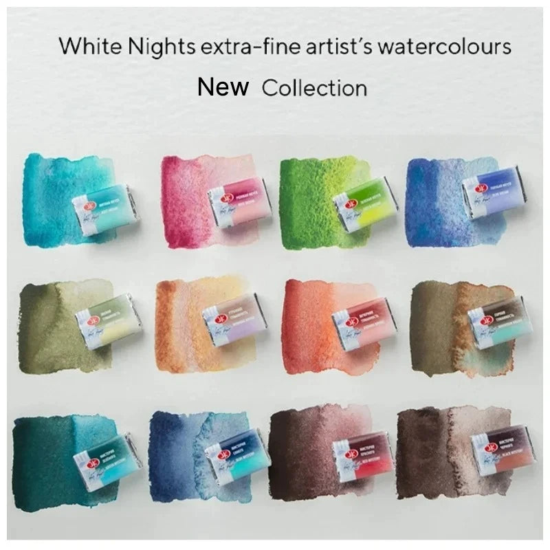 Professional Artist Watercolor Paint Set - Limited Edition Granulation Colors