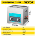 Electric Ultrasonic Cleaner 3L-30L Portable Washing Machine for Home & Office