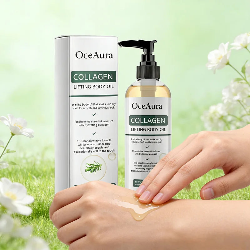 Collagen Firming Body Oil with Rosemary - Hydrating Skin Tightening Moisturizer 100ml