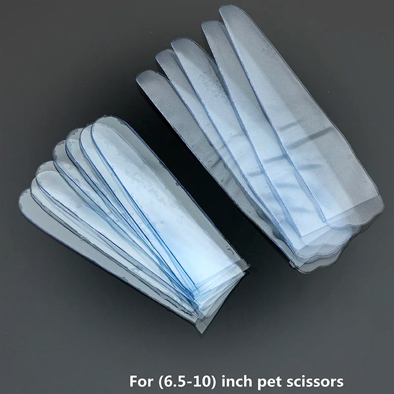 Hair Scissor Head Protectors Set - 100pcs PVC Covers for 6-10 Inch Hair & Pet Scissors