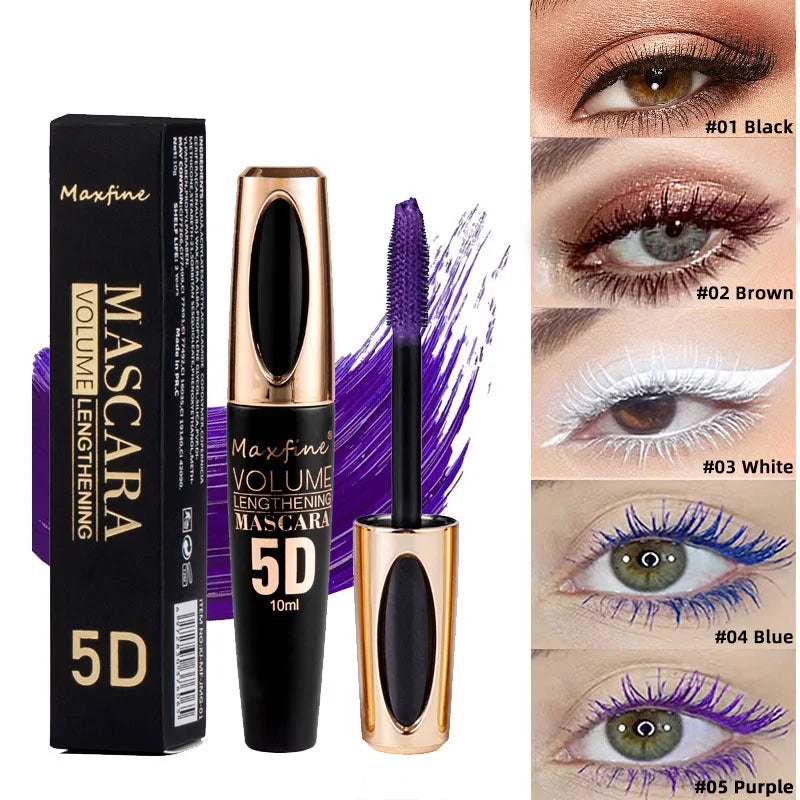 3D Waterproof Eye Black Stick - Smudge-Resistant, Durable, Thick & Curly Finish