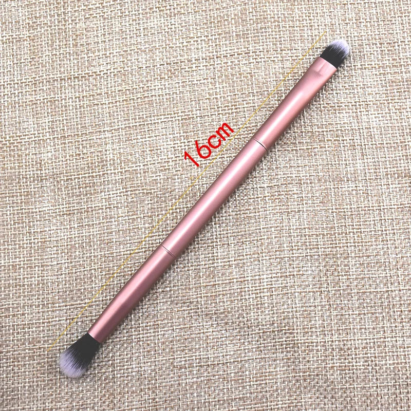 Double Ended Eyeshadow Brush Set - Professional Makeup Cosmetic Tools
