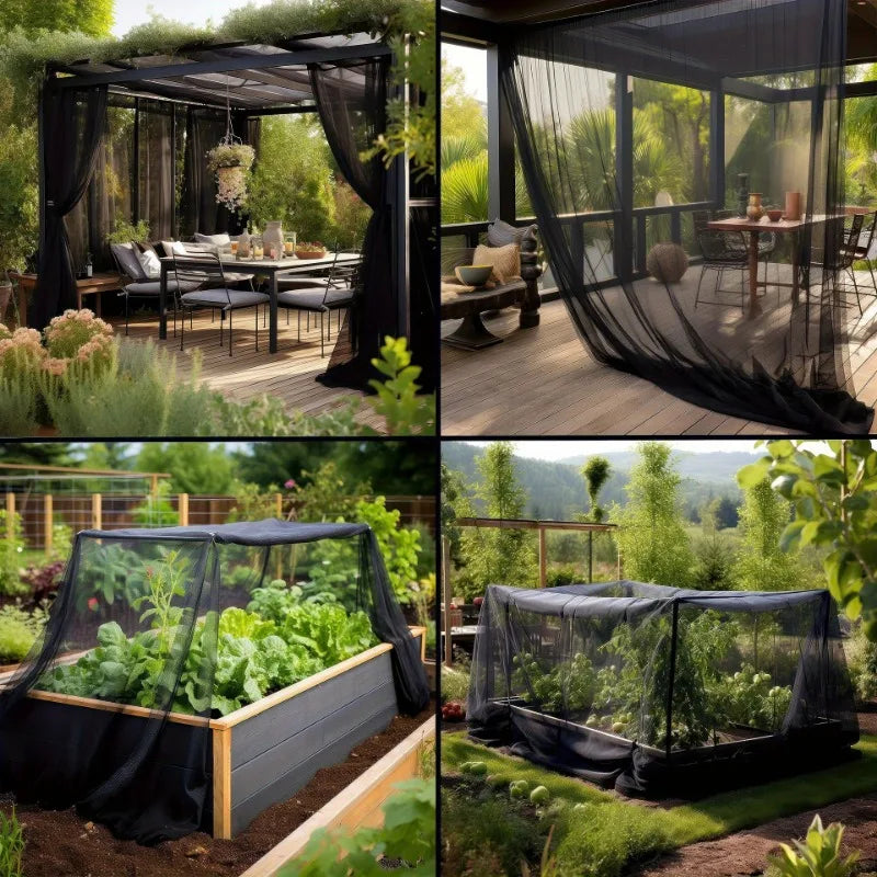 Outdoor Garden Mosquito Bird Proof Net Barrier Insect-Resistant for Patio & Holiday Decor