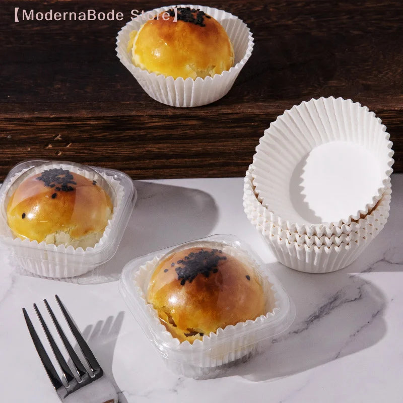 500/1000 Pcs Baking Cupcake Liners - Greaseproof Paper Muffin Wraps for Cakes & Party