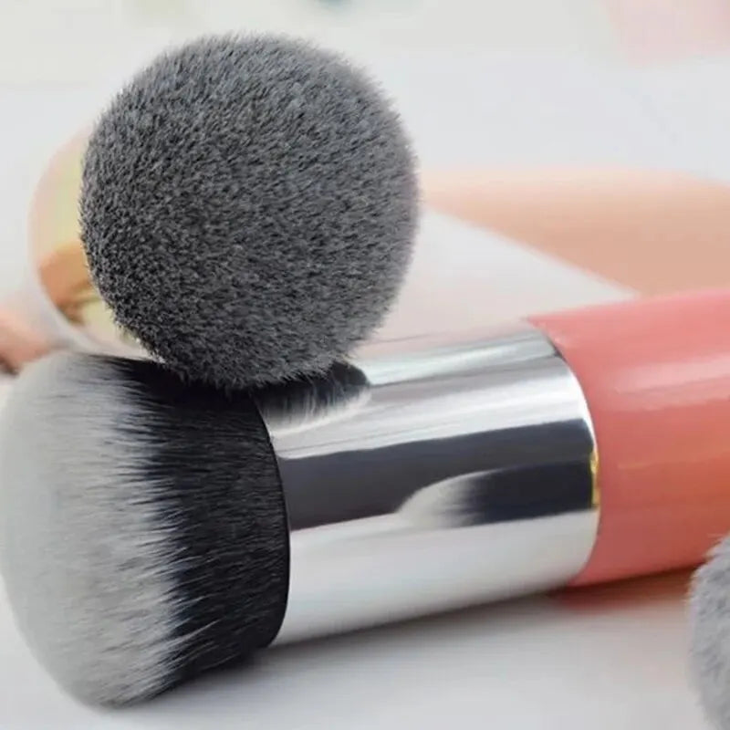 Large & Small Makeup Foundation Brush Set - for BB Cream & Mushroom Powder