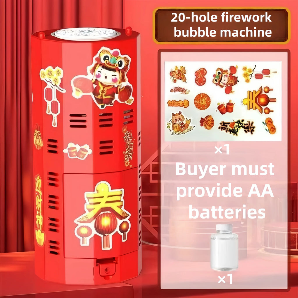 Colorful Bubble Machine for Holiday Parties - Fireworks & Celebration Props