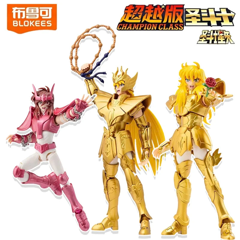 Anime Action Figure Set - Saint Seiya Andromeda Shun Virgo Pisces Collectible Doll