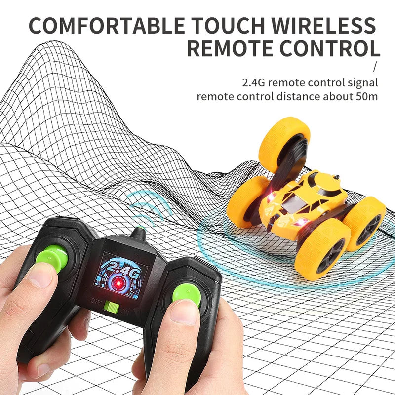 Off Road Drift RC Stunt Car with 360° Rotation & Double Sided Flip - 2.4G Remote Control