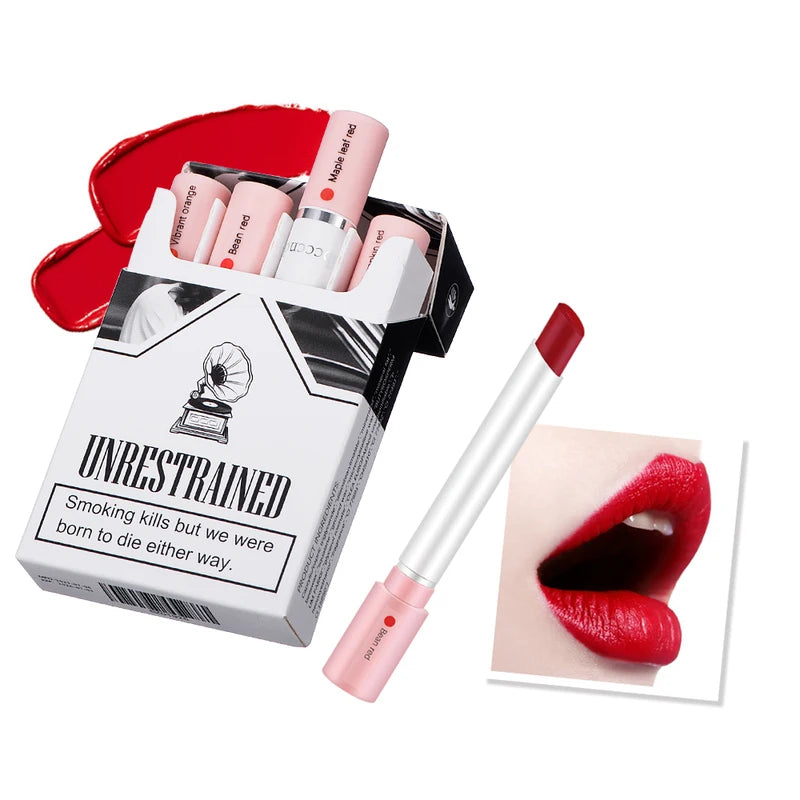4 Colors Lipstick Set - Long Lasting Waterproof Lip Gloss & Lip Tint Kit