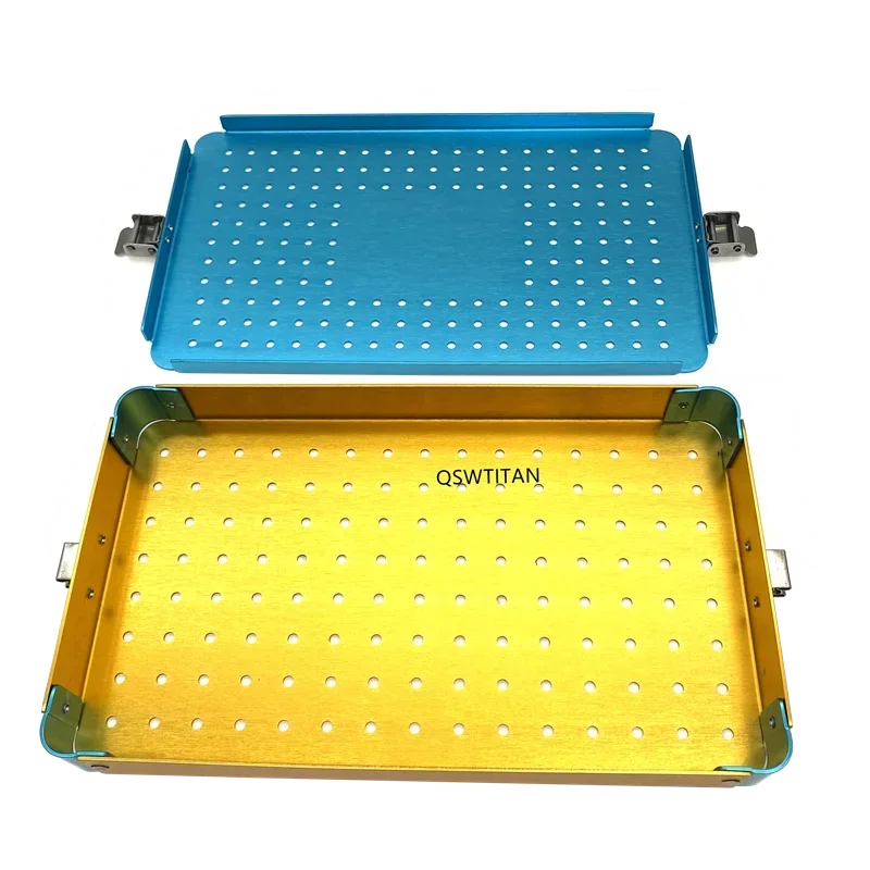Aluminium Sterilization Storage Case for Surgical Dental & Ophthalmic Instruments