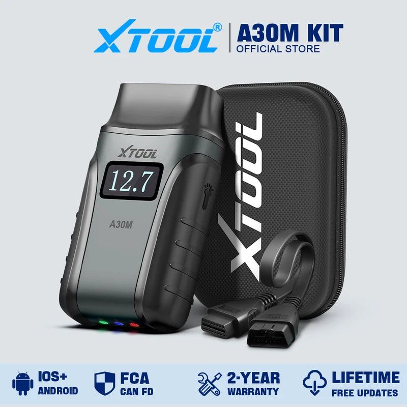 OBD2 Car Diagnostic Scanner Bluetooth Code Reader with CAN FD Protocol - Full System & Reset Service