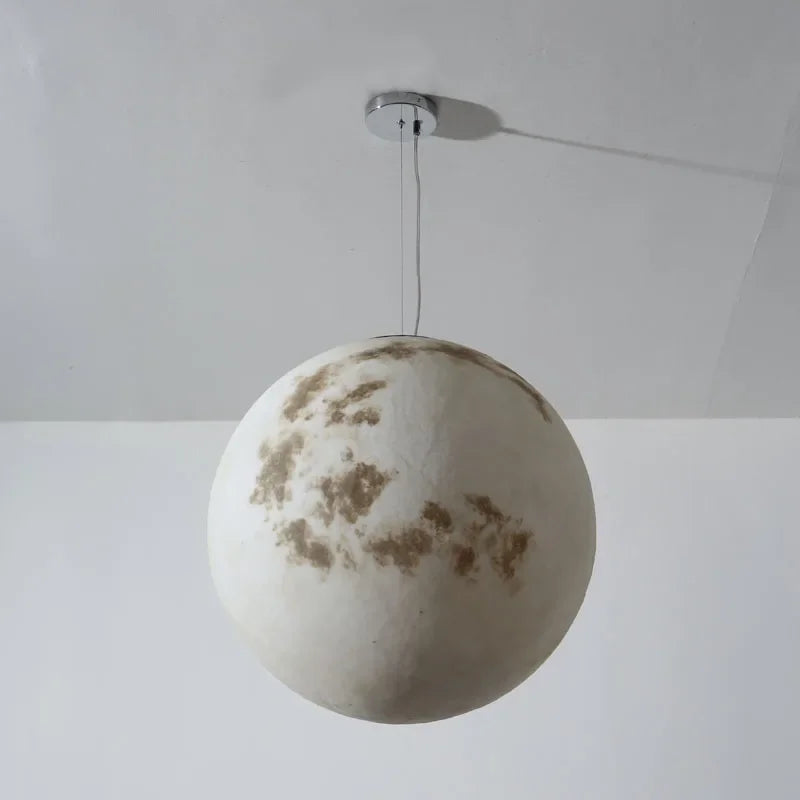 Full Moon Pendant Light Chandelier Nordic Modern Art Ball LED Home Decor