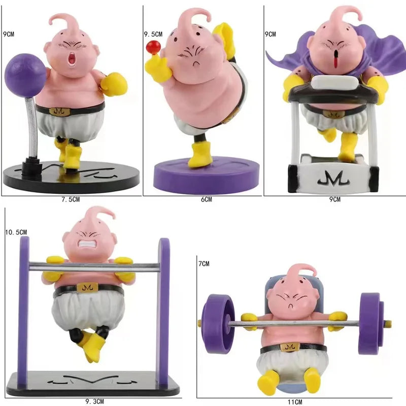 Dragon Ball Z Buu Action Figure Set - PVC Collectible Toy Figures, 5 Pieces