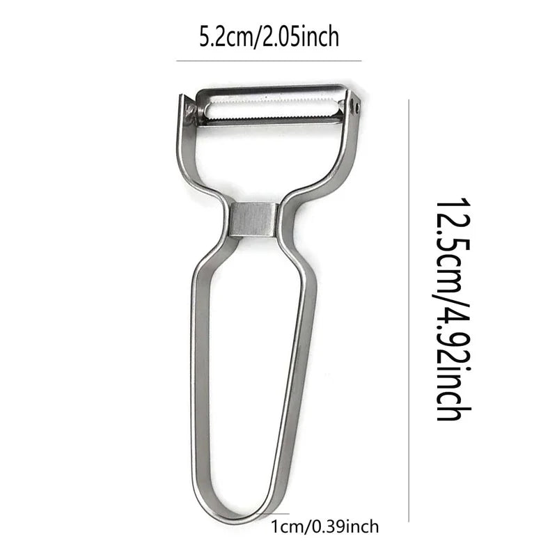 Stainless Steel Vegetable & Fruit Peeler Kitchen Tool - Multiple Colors