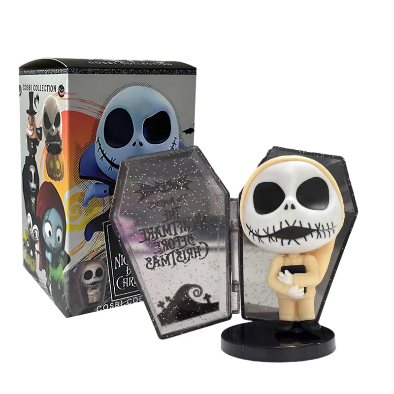 Nightmare Before Christmas Collectible Figurine Set - Jack Sally PVC Dolls