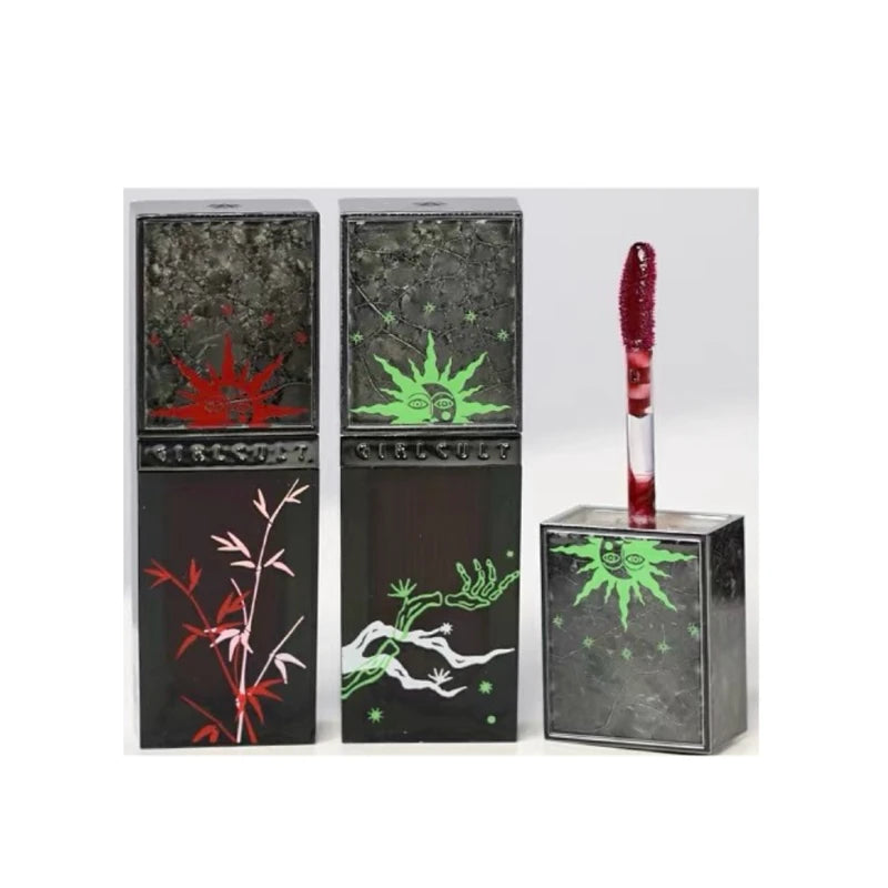 Water Mirror Lip Gloss with Chameleon Glitter and Pearlescent Finish - Moisturizing Long Lasting Lip Shine