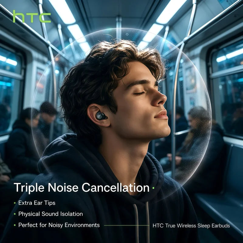 Wireless Bluetooth Earbuds with Mic Noise Reduction In-Ear Headphones
