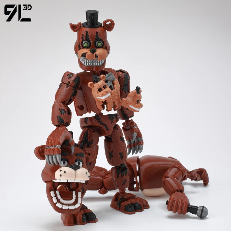 Articulated Anime Model Figure with Interchangeable Parts - Collectible Toy for Display and Creativity