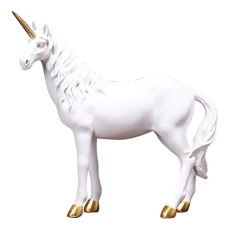 Unicorn Resin Craft Decor - Tabletop Home Office Living Room Wall Art