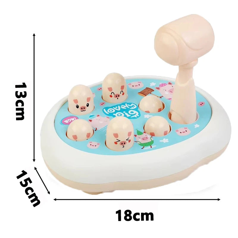 Montessori Baby Toy Whac-A-Mole Animal Theme Educational Toddler Game