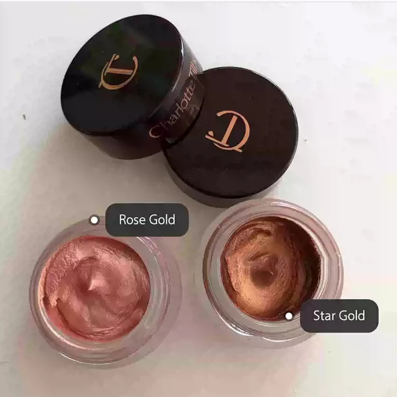 Multi-Purpose Eye Shadow Palette with Highlight and Contour Shades - Shell Gem Design