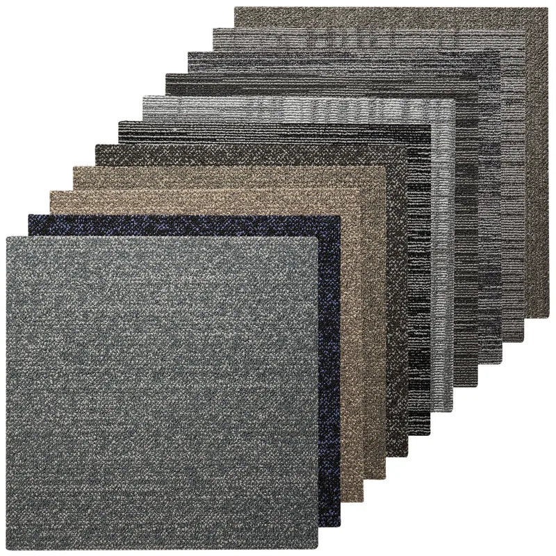 Reusable Carpet Tiles 20x20 Inch Set for Living Room & Bedroom Flooring