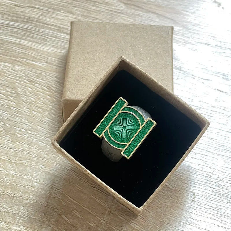 DC Lanterns Green Lantern Corps Ring Metal Cosplay Prop Collectible Accessory