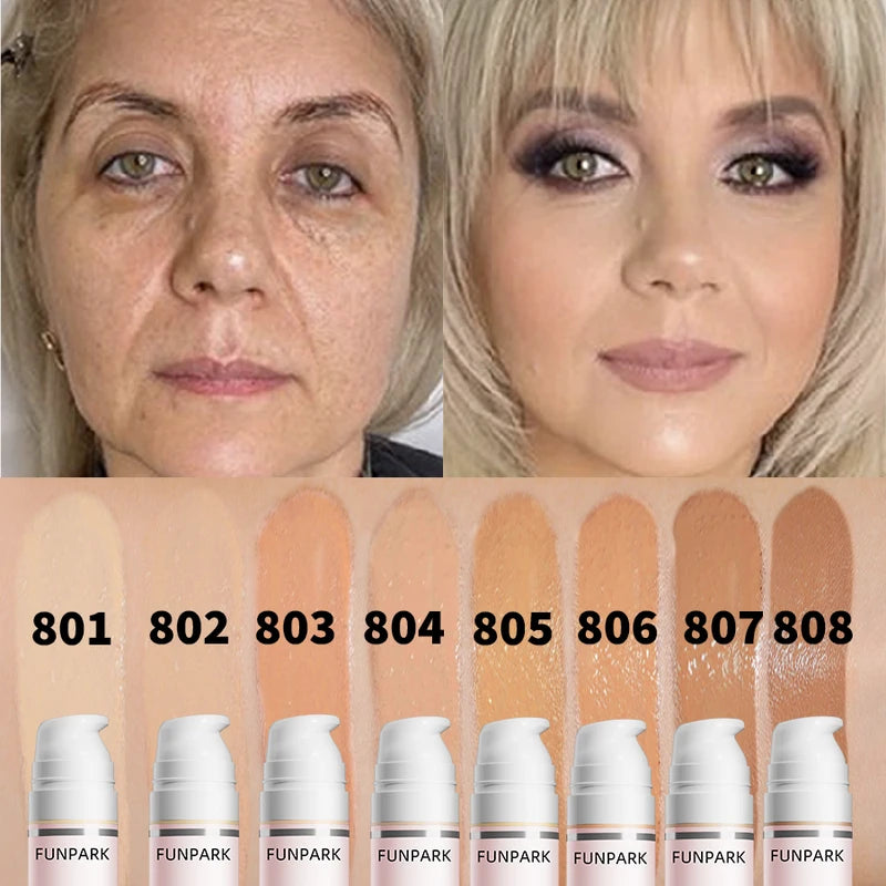 Color Correcting CC Cream Liquid Foundation Waterproof Face Makeup 30ml