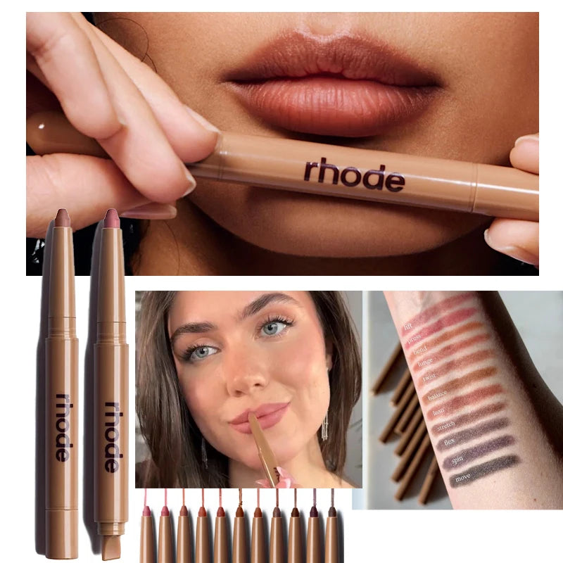 Lip Liner Pencil Long Lasting Makeup Lipstick & Gloss - Multiple Colors