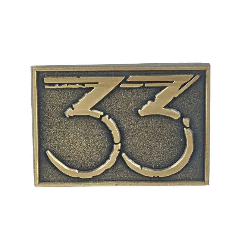 Clair Obscur Expedition 33 Enamel Badge Pin Game Logo Brooch Emblem